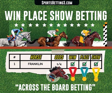 win place show bet